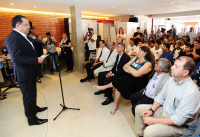 Secretário Samuel Rossilho discursa durante abertura do evento - Crédito: Carlos Bassan